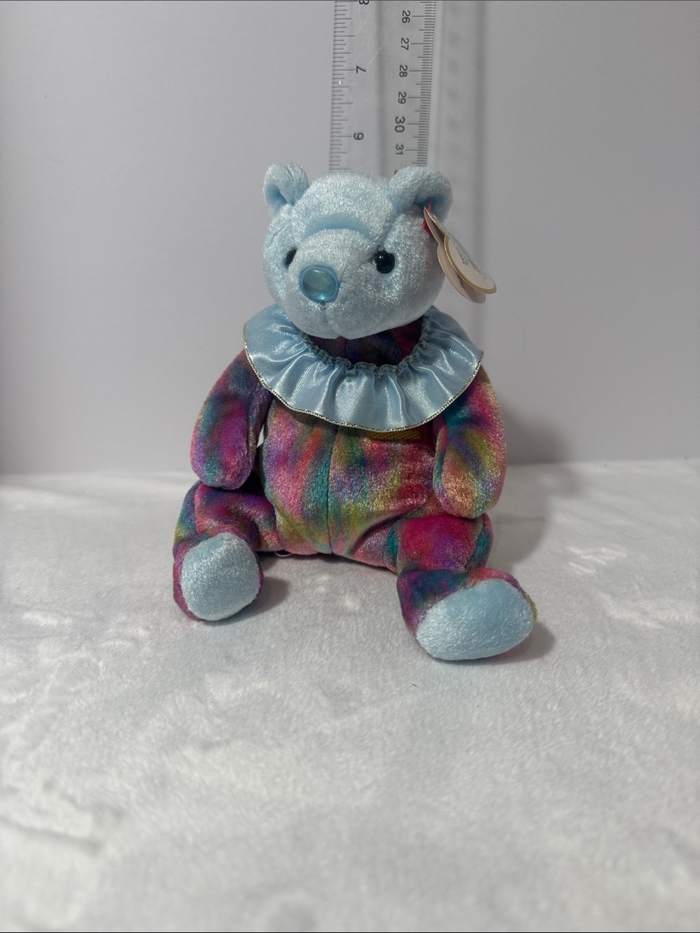 Ty Beanie Baby - MARCH the Birthday Bear (7 inch) NEW W/TAG Stuffed Animal Toy